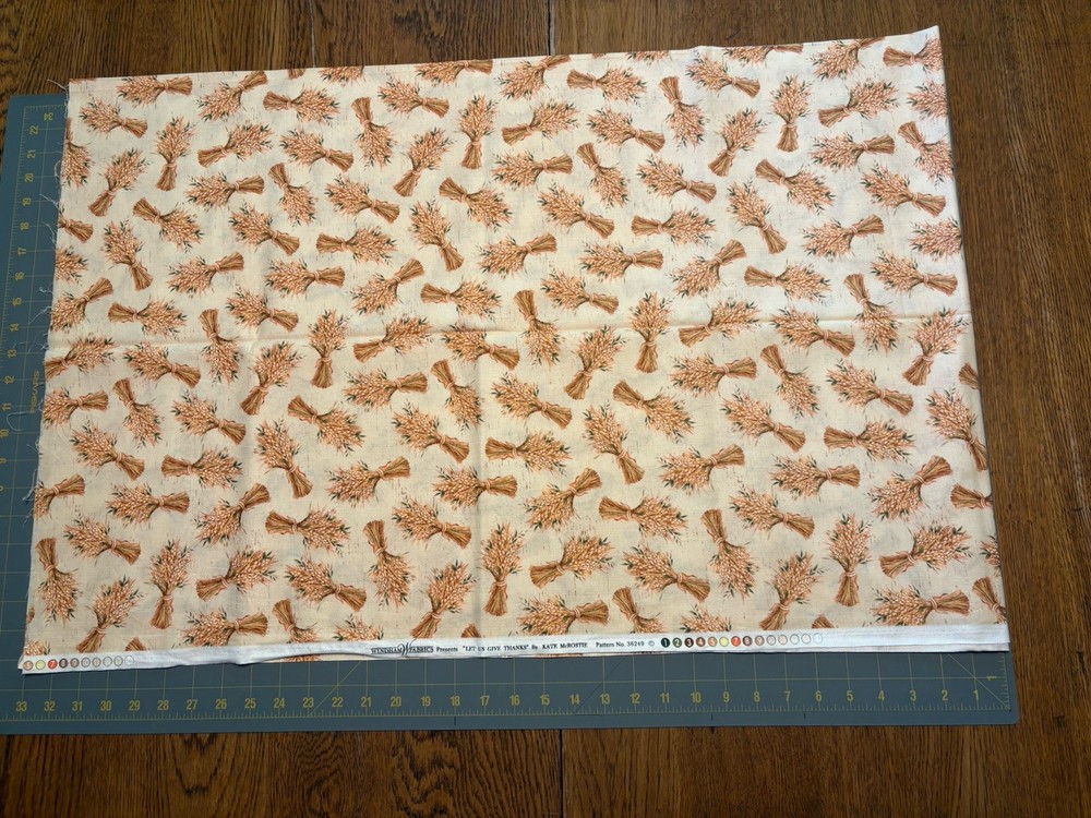 Let Us Give Thanks By Katie McRostie For Windham Fabrics #36249 Cream 64” x 42”