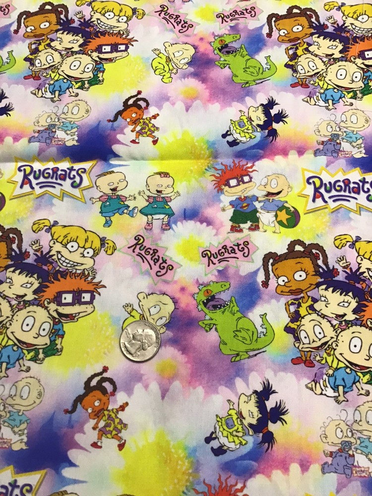 Custom, 1/2 Yard, THE RUGRATS Cotton Fabric, 18” x 56”