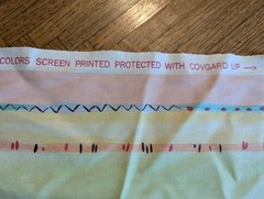 Vintage 5th avenue upholstery fabric 7.5 Yards Pastel 1997 Pink Yellow Stripe