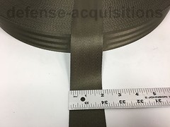 2 Inch 7 Panel 7 Bar Seat Belt MilSpec Military Seatbelt Webbing RANGER GRN YARD