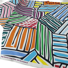 Ikea 2010 Beckmans College Of Design Abstract Print Upholstery Fabric 1.8 x 1.4m