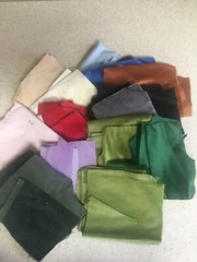 50 Mix Charm Pack Silk Velvet Squares Patchwork fabric Bundle Scraps Lot