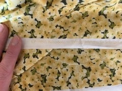 2.8 yd Springs Global US “Belvedere” 100% cotton Quilting fabric Yellow Floral