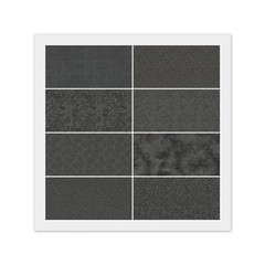 Soft Black FAT QUARTERS: 8) 18″ x 22″ FQ Bundle, Quilting 100% Cotton Fabric