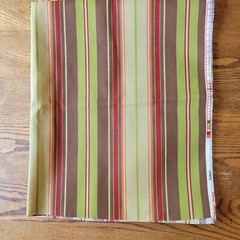 Premier Prints Outdoor Fabric Multi-color Stripe Pattern Terrace 32″W x 2 yd 6″L