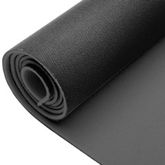 Black Flat Knit Headliner Fabric with Foam Backing Roof Liner Repair Material