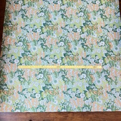 Vtg Lot 3 Patterns Polyester Material Double Knit Stretch Fabric Retro 4+ Yds