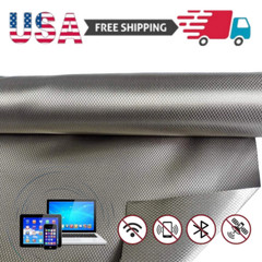 Against RFID, EMP, EMF & EMI Military-Grade Faraday Fabric: Ultimate Shielding