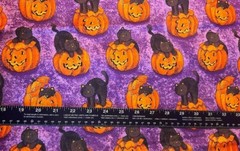 “Pumpkin & Cats” fabric – Springs Creative Products Group