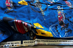 Material/Fabric Lot of 25 Assorted pcs 8 lbs of fabric Some large pieces
