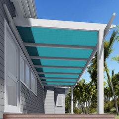 6′ Fabric Roll Sun Shade Cover Fence Screen Patio Balcony Yard Turquoise 1-150ft