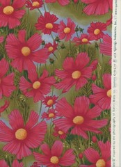 OOP Through The Garden Gate II Quilters Only Springs Cotton Fabric1 1/2 yards