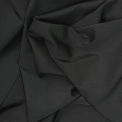 35 YD HEAVY LYCRA ATHLETIC MOISTURE WICKING FABRIC 90/10 BLACK 62″ 4 WAY STRETCH