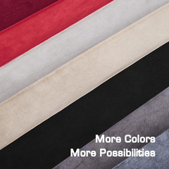 Suede Wrap for Car Interior 8″ X 59″ – Black Self Adhesive Suede Fabric, Easy Pe