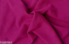 Hot Pink Wool Blend Jersey Knit Fabric by the Yard