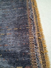 2.2 yards Blue Charcoal Gray Multi-Color Weave Upholstery Fabric 56″ x 80″ 3 lbs