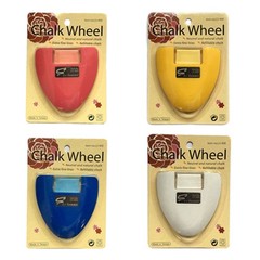 YEQIN Chalk Wheel Fabric Marker 1 Count (Pack of 1), – White