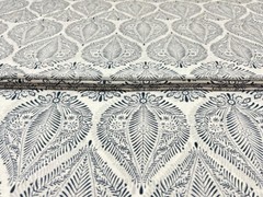 2.5 Yard Hand Block Print Handmade Cotton Indian Natural Sanganeri Print Fabric.