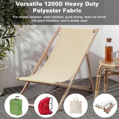 Thickened Waterproof Canvas Fabric by The Yard 1200D 58″ W Outdoor Upholstery…