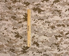 MARPAT DESERT 6oz MARINE USMC LOGO APPAREL NOMEX FR FABRIC BY THE YARD 64″W