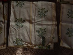 MIXED LOT 7 ASSORTED STYLES COLORS UPHOLSTERY/DRAPERY FABRIC SAMPLES WESTGATE