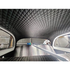 Faux Leather Fabric PVC Foam Backing Quilted Vinyl Car Auto Interior Decor