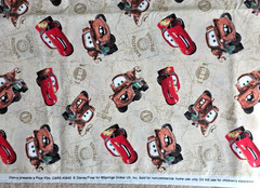 Disney Pixar Cars Springs Global #5849 Fabric 44/45 2.5 Yards