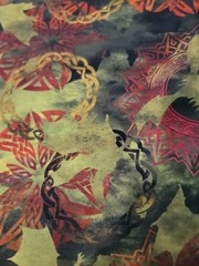 Cotton fabric Dragons, the Ancients from In the Beginnig fabrics, 2022 1 yd 33″