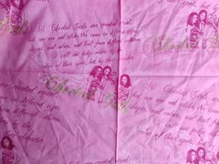 Disney Cheetah Girls Pink Cotton Fabric Springs Global 220″X44″ Cheetah Motto