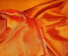 Russet Shantung Dupioni Faux Silk Fabric Per Yard 60 Inches,