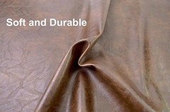 1 Yards 1yard (54''x36''), Dark Brown (Crazy Horse Soft)