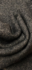 $40 for 2 Yards 100% Real Wool (Coating) Italian Fabric – BROWN Tweed