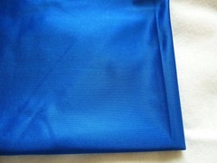 Solid royal blue polyester /acetate fabric 1 yd 16″ by 60″(does not ravel)