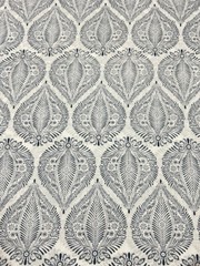 2.5 Yard Hand Block Print Handmade Cotton Indian Natural Sanganeri Print Fabric.