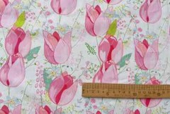 57” Wide By Yard Soft Shirt Dress Material Flower Cotton Fabric Poplin Digital