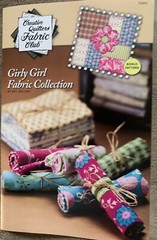 Creative Quilters Girly Girl Six Fat Quarter Collection Cotton Fabrics