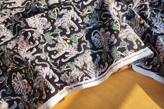 Korean Traditional Magpie Tiger Jagae Color Patterned Fabric made in Korea BTHY