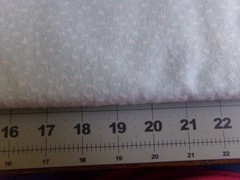 cotton flannel fabric white spots on ice blue 42″ wide by the 1/2 yard