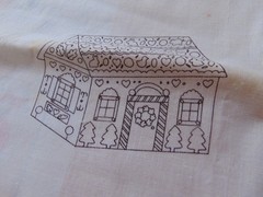 VIP Cranston GingerBear Gingerbread House Fabric Panel Soft Sculpture Cut-N-Sew