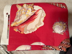 Duralee Fabrics designed by Terry Kinsley ~Shells ~ approx 9.7 Yards x 54″