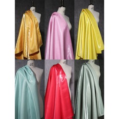 150cm Shiny Glossy Smooth Satin Silk Fabric Wet Look for DIY Sewing Craft Dress