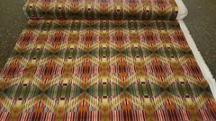 Neruda Bay BTY WinterPrint Blend Fabrics Multi Ribbon Pink Green Rust Digital