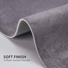 Dark Gray Suede Auto Headliner Fabric 120″ L x 60″ W with Foam