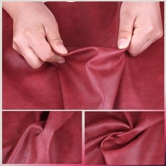 HGUAN Solid Color Soft 12 inches x 53 (30cm x 135cm), Maroon Red