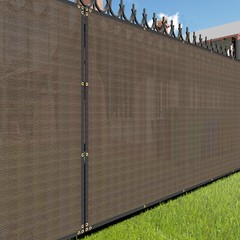 3ft brown Privacy Fence Screen Patio Yard 95% Blockage Mesh w/Gromment