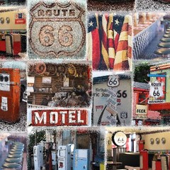 Summer On The Road Again Route 66 by from Hoffman 29″ x 43″ Panel