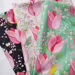 57” Wide By Yard Soft Shirt Dress Material Flower Cotton Fabric Poplin Digital