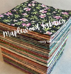 6 INCH QUILT SQUARES ~ PACK OF 46 SQUARES 100% Cotton Fabric (No Duplicates!)