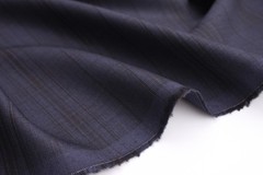 Lanificio F. Cerruti 130’s prestige wool suiting fabric classic blue/brown check