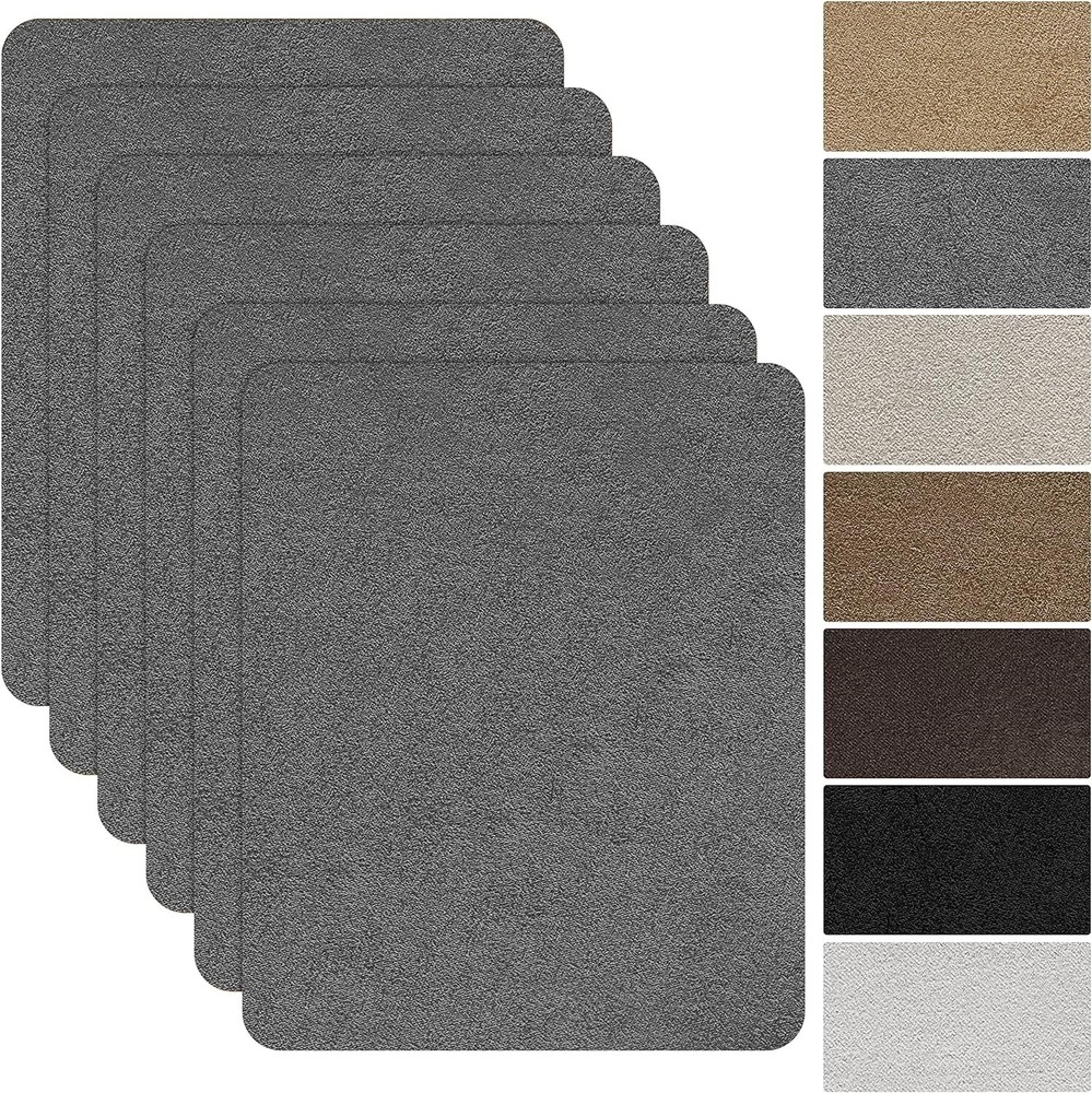 Sofa Fabric Repair Patch, 6 Piece Microfiber Patches, Self Adhesive Fabric Sofa